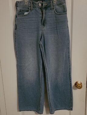 Hollister Light Blue Ultra High-Rise Baggy Jeans